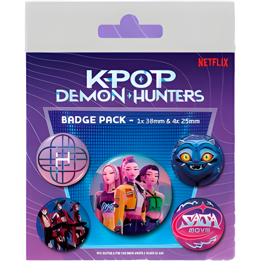 Blister 5 Pins KPop Demon Hunters